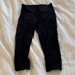 lululemon Athletics Black Capri Leggings